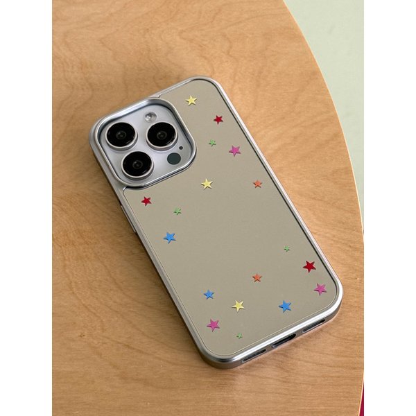 미러 실버 범퍼 폰케이스 - tok tok