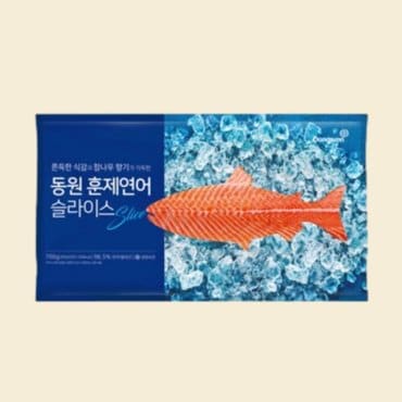  [냉동][칠레] 동원 훈제연어 슬라이스 (350g*2)