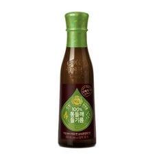 CJ제일제당 백설 100% 통들깨 들기름 300ml 병 x6개