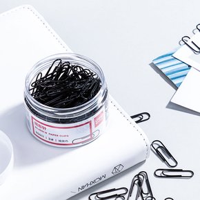 DELI 델리 블랙 이지 페이퍼 클립 200pcs