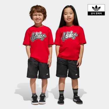 아디다스키즈 [아디디스키즈] (A080-A100) SHORT TEE SET 티 세트 (JC9101)