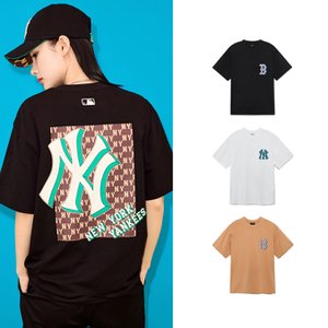 MLB [코리아공식]모노티브 오버핏 반팔 티셔츠 (4COLOR)