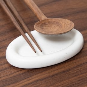 순수무광 링타원종지,수저받침