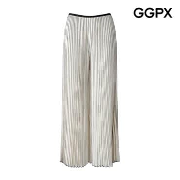 GGPX 배색 플리츠 팬츠 (GP6PT015F)