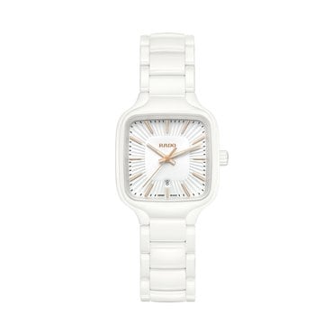 라도 [스와치그룹코리아 정품] RADO 트루스퀘어 쿼츠 하이테크 세라믹 여성시계 R27072012
