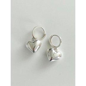 Silver Heart Earrings