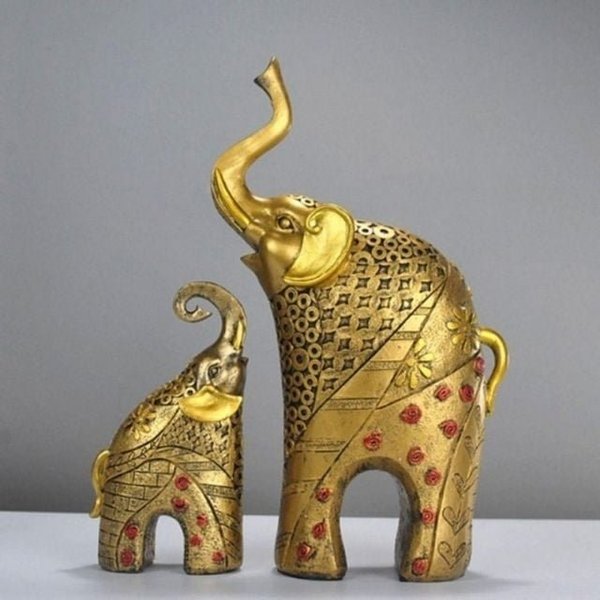 소품 인기 인테리어 황금 코끼리 감성 세트 장식 집들 (WFI0148)