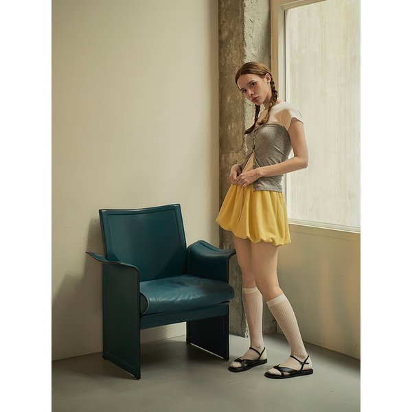 Balloon Banding Skirt _ Yellow