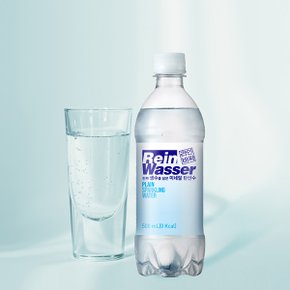 메가커피 라인바싸 플레인 탄산수 500ml PET 1박스 20개