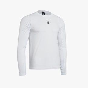 [공식판매처] 공용 에센셜 슬림핏 긴팔 티셔츠 SPIPCNRL121UWHT
