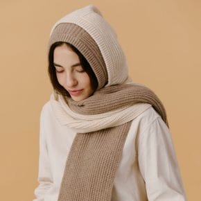 Cashmere Volumed Muffler Balaclava (4Color)