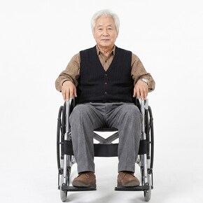 A2 휠체어 링거꽃이 트렁크 수납 수동 경량 휴대용 가정용 병원 요양원 환자 장애인