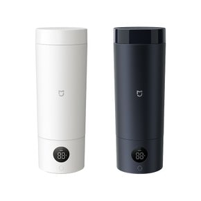 미지아 휴대용 텀블러 전기포트 2세대 MJDRB02PL 6단 온도 조절 보온병 가열식 350ml