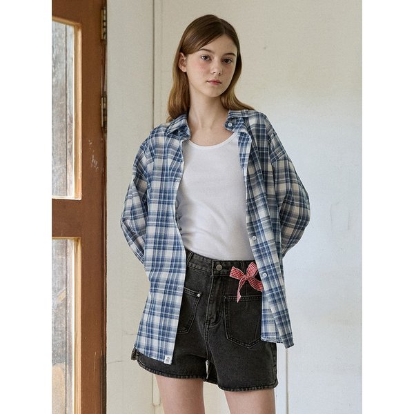 COOL CHECK SHIRT_BLUE