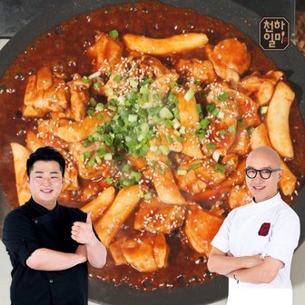 천하일미 홍석천 이원일 닭볶이 420g 달콤간장 3팩 + 매콤달콤 3팩 닭갈비 떡볶이