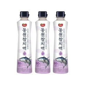 동원 참치액 순 500g x 3개