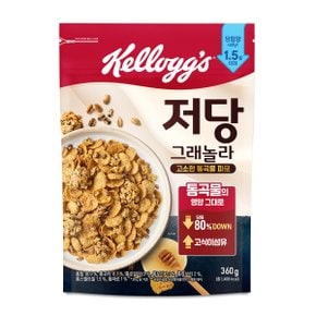 켈로그 저당 그래놀라 고소한 통곡물 파로 360g