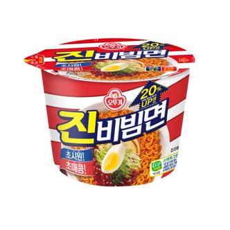 오뚜기 진비빔면 용기 132g 12입