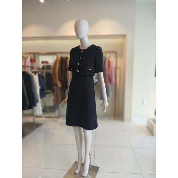 [여주점] 씨씨콜렉트 버튼포인트트위드원피스 E262mse131