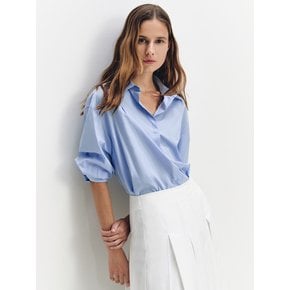 Tie Wrap Shirt BLUE