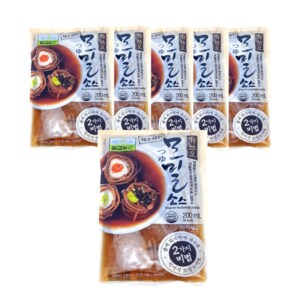 가쓰오 모밀소스 200ml x 5개 메밀소바 냉모밀 에어캡포장 빠른배송