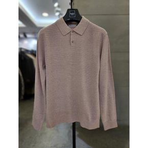 세이브존03  25S S 핑크 면 혼방 베이직 카라 티셔츠 WSAGZ1WT24APKA_P382874921