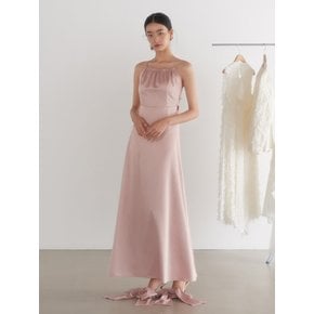 Bridal Back Ribbon Dress_pink