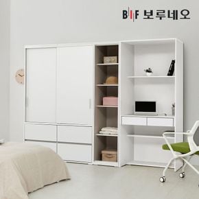 [착불]캐빈 슬라이딩 옷장 2400 W세트[32253489]