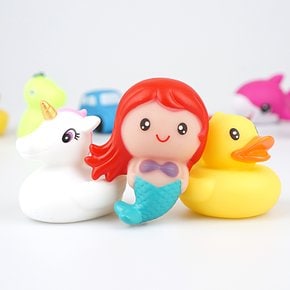 반짝반짝 LED 목욕놀이 친구들 3개세트 4종 아기 유아 물놀이 목욕장난감