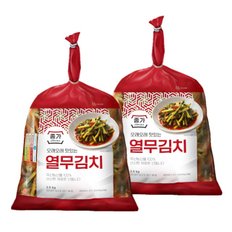 종가집 종가 열무김치 2.5kg x 2개 [5kg]