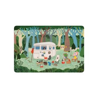 아티쉬 식탁매트  Camping in the Forest/ 굴리굴리