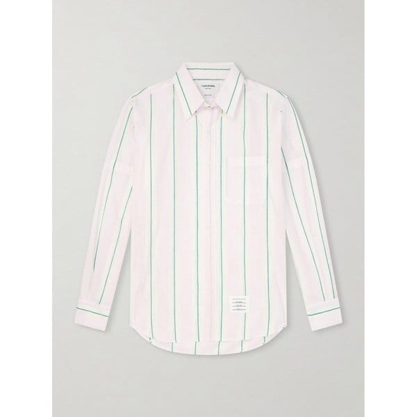 스트라이프 버튼다운 칼라 셔츠 46376663162962182