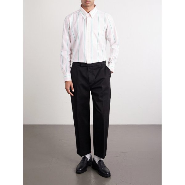 스트라이프 버튼다운 칼라 셔츠 46376663162962182