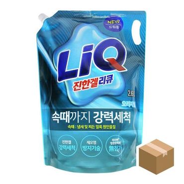  리큐 진한겔 오리지널 드럼용 2.6L 리필x4입 세탁세제