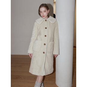 TEDDY BEAR FUR COAT_CREAM