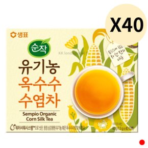 순작 옥수수수염차 유기농 차 탕비실 티백 40T X 40