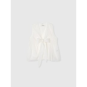 TIE VEST _WHITE