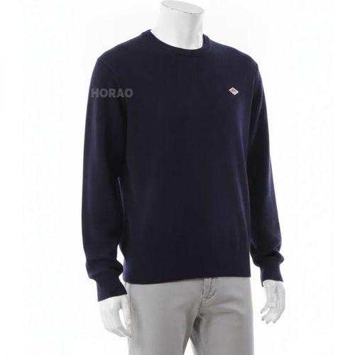 단톤 Logo Patch Wool Pullover Knitwear DTD0027LMWDKNAVY 로고 패치 울 풀오버 니트
