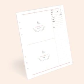 마더스 다이어리 리필 - 초음파앨범 (30P)