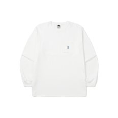 [공식]포켓 긴팔 티셔츠 WHITE