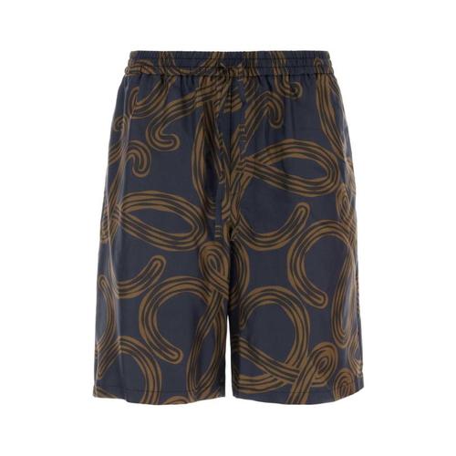 로에베 숏팬츠 H616Y1AX30 NAVYBROWN PRINTED