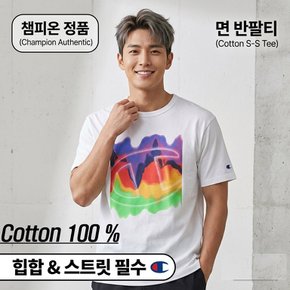 남여공용 반팔티 그래픽화이트 라이트웨이트 GT353