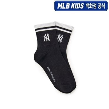 MLB키즈 25SS[KIDS] 스포티브 데일리 단목 양말  7ASOB015N-50BKS