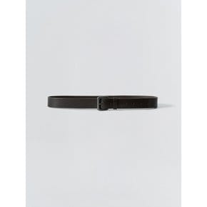 Vintage Square leather belt_Brown