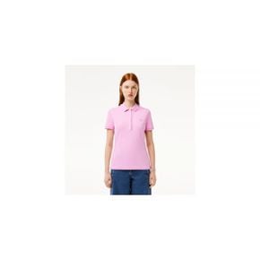 5019397 Lacoste L.12.D 4 Button Slim Fit Polo Shirt - Pink