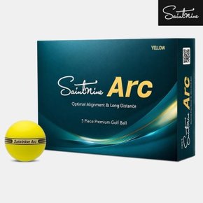 Arc 아크 골프볼 3피스 12알 옐로우
