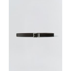 Modern Square Leather Belt_Brown