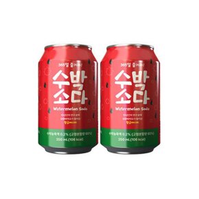 보람 수박소다 350ml 18캔 과즙탄산음료