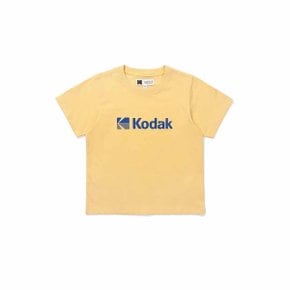 [공식](정상가 : 35,000원) 빅로고 아스킨 레귤러핏 반팔 티셔츠 키즈 YELLOW