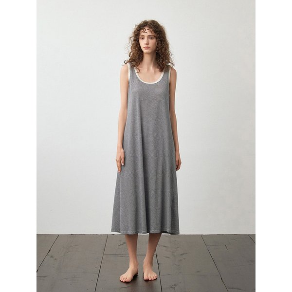 솔레이 스트라이프 나시 원피스 잠옷